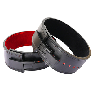 Custom Logo Heavy Duty Cowhide Powerlifting Lever Belt