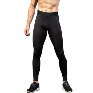 Lightweight Men Spats Compression Pants Polyester Spandex Fabric Stretch Fit Quick Dry