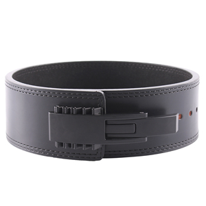 Custom Logo 10mm Microfiber Leather Lever Belt