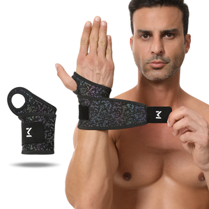 SHIWEI-6167#Top Selling Custom Fitness Weight Lifting Wrist Support Wraps With Thumb Loop Elastic Compression Wrist Straps Brace