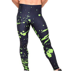 Mens Compression Pants BJJ Spats Boxing Jiu Jitsu No Gi Training Leggings Anti-Bacterial
