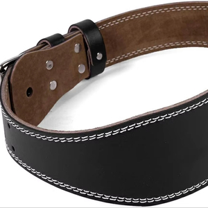 Adjustable Cowhide Weightlifting Belt Custom PU Material