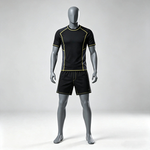 Custom MMA Training Wear Set Rash Guard Fight Shorts Compression Pants Sublimation Grappling Apparel OEM Factory Supply
