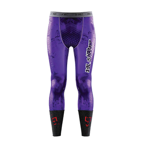Pro Fighter No Gi MMA Spats High Elastic Sweat Wicking Full Flex Compression Pants